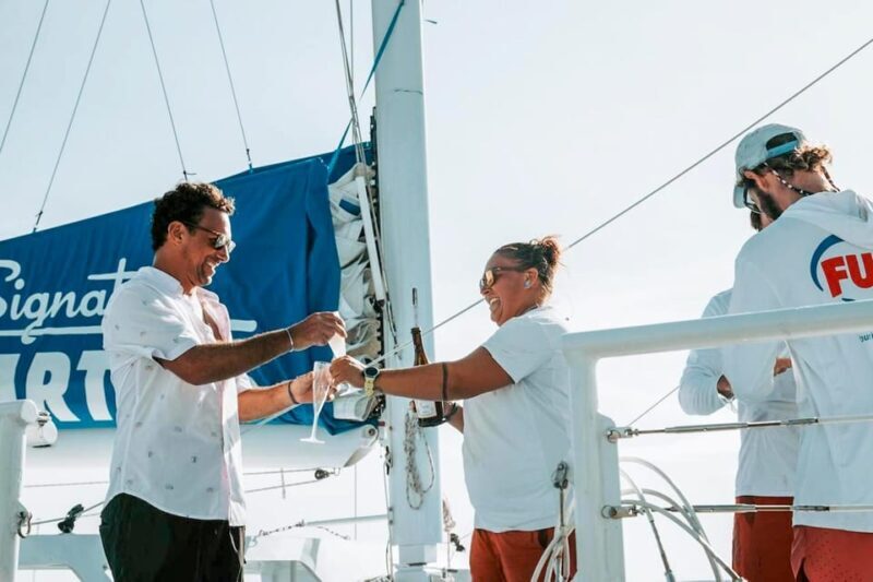 St. Augustine: Sunset Cruise with Live Music and Drinks - Setting Sail on a Modern Catamaran
