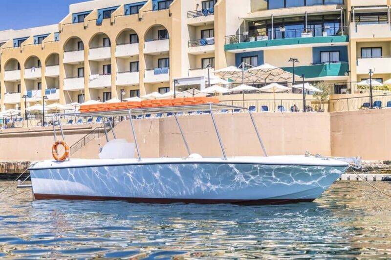 St Julian's: Private Boat Charter with Captain - Setting Off from Sun & Fun Water Sports