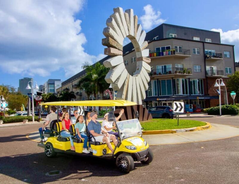 St. Petersburg: Downtown Sightseeing Electric Golf Cart Tour - Key Points