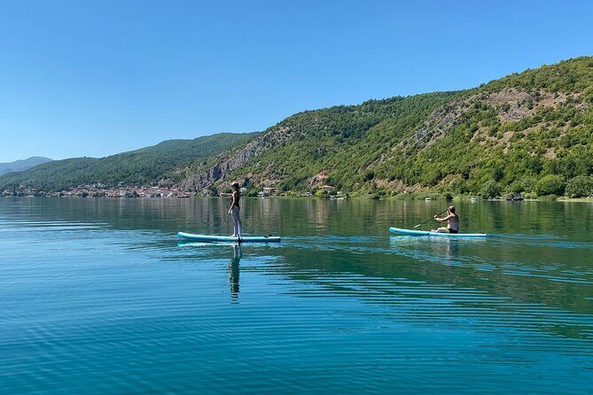 Stand-Up-Paddle Tour on Lake Ohrid - The Guides and Their Local Knowledge
