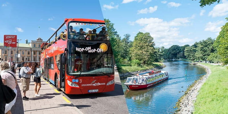 Stockholm: Hop-On Hop-Off Bus or Boat Option - Key Points