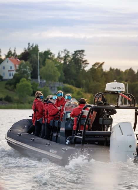 Stockholm: RIB Speed boat tour & archipelago island visit - Key Points