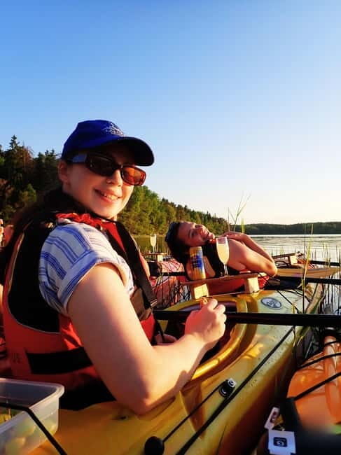 Stockholm: Sunset Archipelago Kayaking & Toast on the Water - The Sunset and Fika