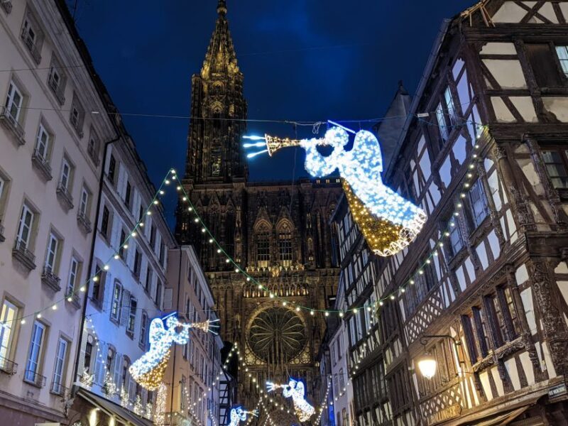 Strasbourg: Christmas Market by Night with Mulled Wine - Key Points
