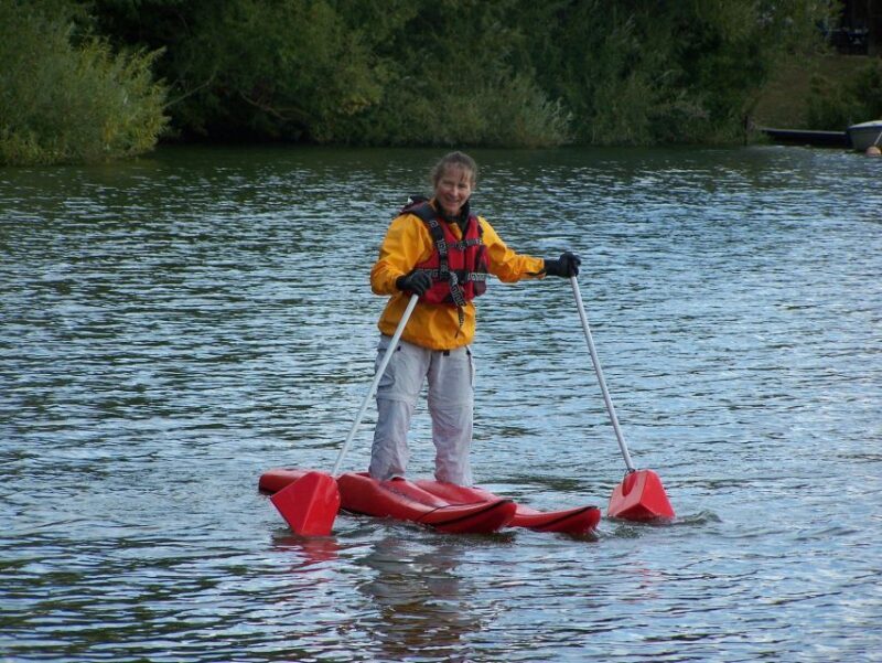 Stuttgart: Water Shoe Rental - The Equipment and Support