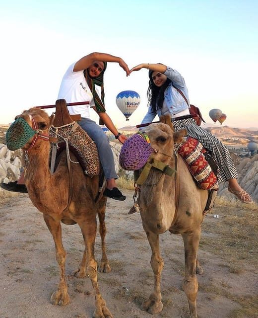 Sunrise and Sunset Camel Ride with Stunning Cappadocia Views - Key Points