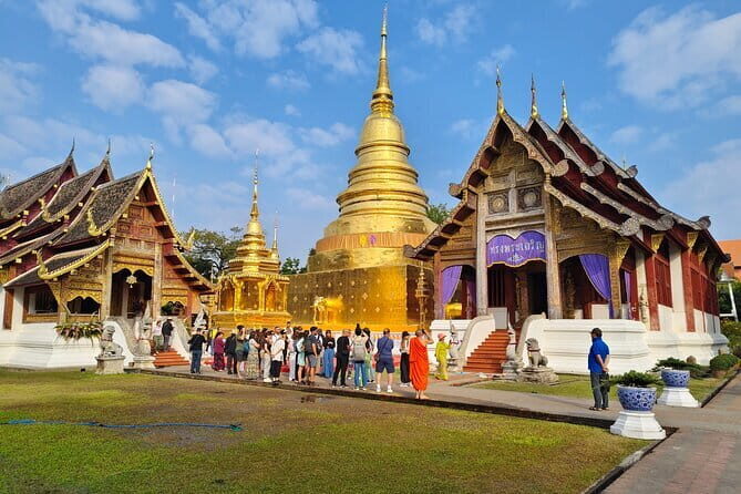 Sunrise blessing walk towards famous temple with fruit and flower donation - Practicalities and What to Expect