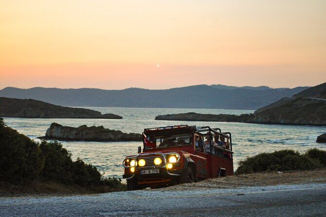 Sunset and Beach Party, Swim with Barbeque Dinner (4x4 Jeep) from Marmaris - A Deep Dive into the Marmaris Sunset and Beach Party Tour
