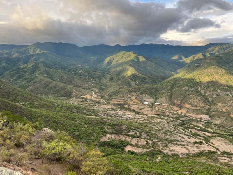 Sunset at El Picacho Teotitlán del Valle  Hike and panoramic views - An Authentic Look at the Tour Experience