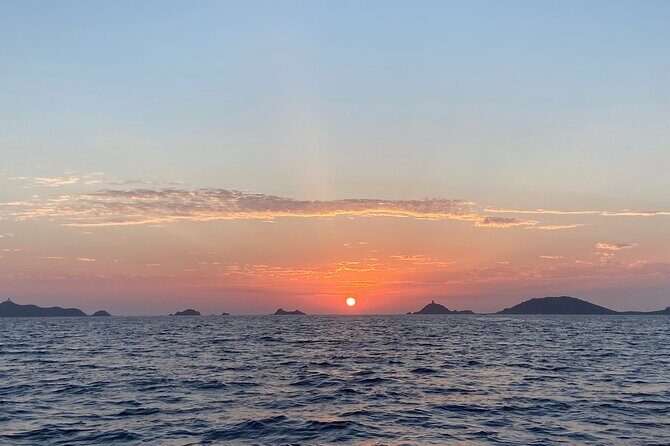 Sunset boat cruise with Aperitif at the Sanguinary Islands - Frequently Asked Questions