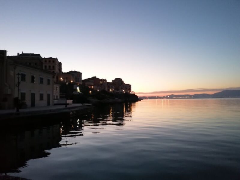 Sunset boat trip from Corfu Town to Mouse Island - Key Points