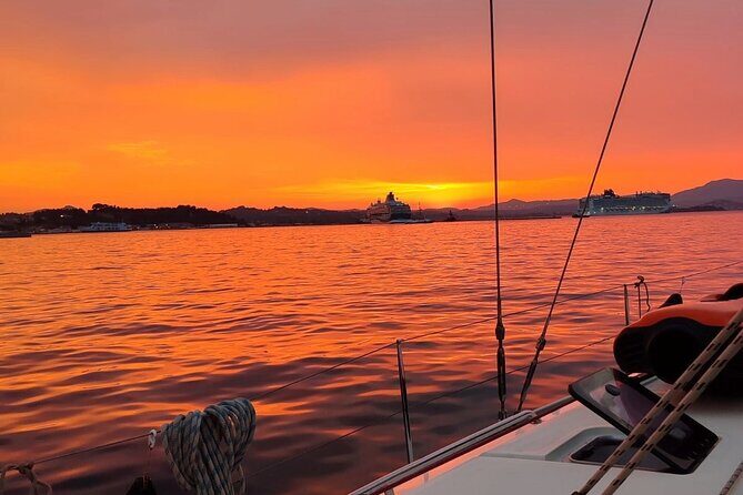 Sunset Cruise in Corfu Old Town on a luxury Catamaran - Key Points