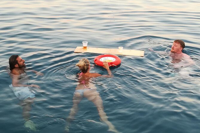 Sunset Cruise with a Swimming Stop at Kalithea Bay - FAQ