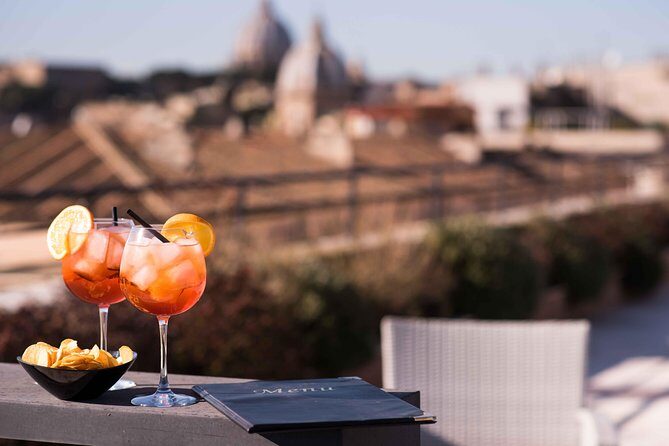 Sunset drinks on the rooftops of Rome - Key Points
