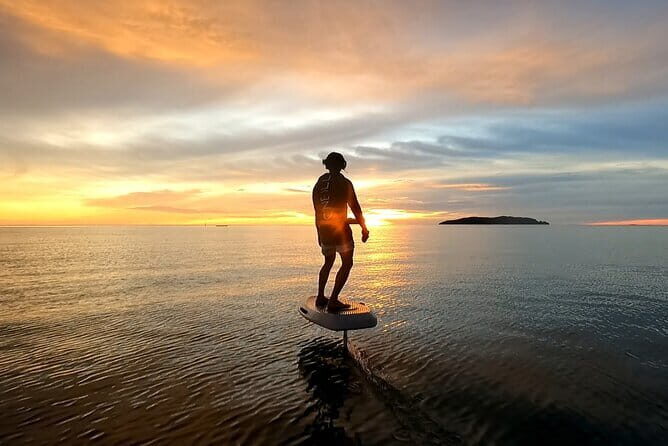 Sunset E-Foil Experience in Tanjung Aru Beach - An Overview of the E-Foil Sunset Experience