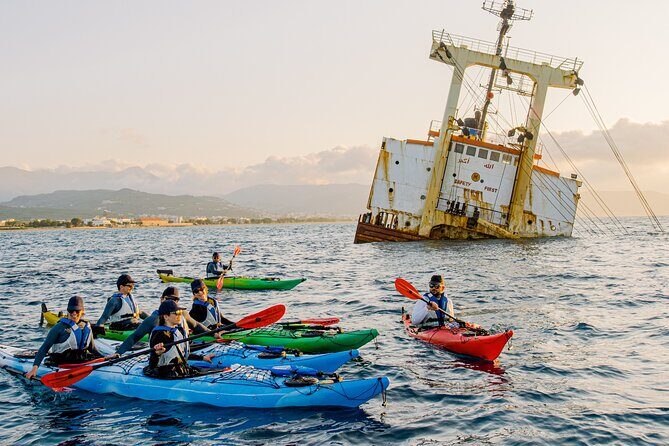 Sunset Kayak Tour to Kissamos Bay Shipwreck & Exclusive Beach - Exploring the Itinerary in Detail