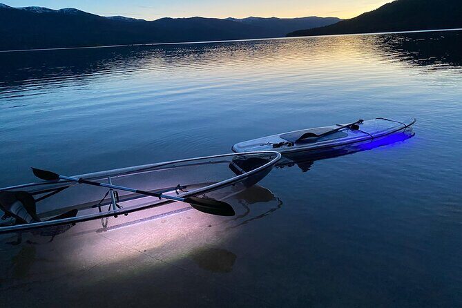Sunset LED Clear Kayak Rentals for Glacier Park - The Sum Up