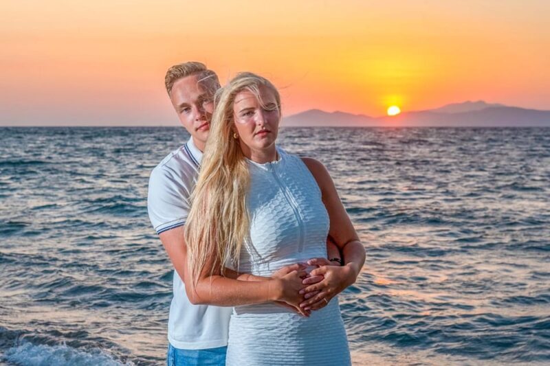 Sunset Photo shoot on the beach Kos island - Key Points