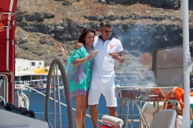 Sunset Sailing Catamaran Cruise in Santorini with BBQ and Drinks - A Detailed Look at the Experience