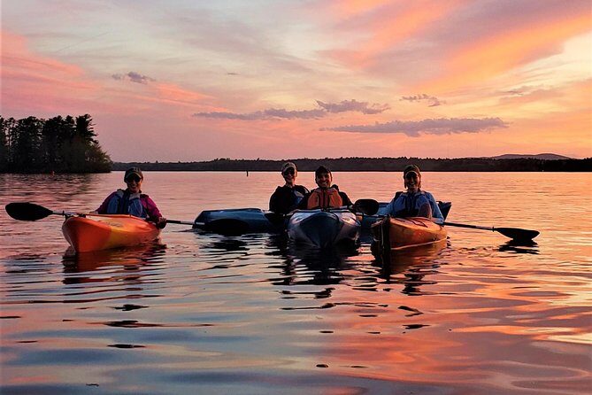 Sunset Tour by Kayak on Sebago Lake Maine - A Complete Breakdown of the Sebago Lake Sunset Kayak Tour