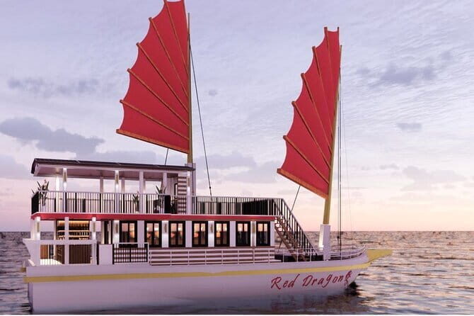 Sunset Vibes & Party Rides  Red Dragon Boat Party Pattaya - Key Points
