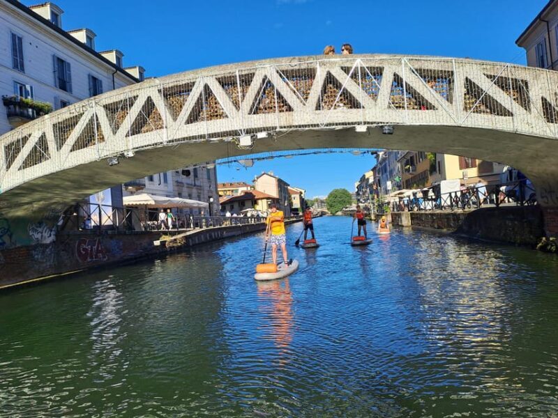 SUP on the Navigli: a wellness retreat in Milan - Guides and Group Size