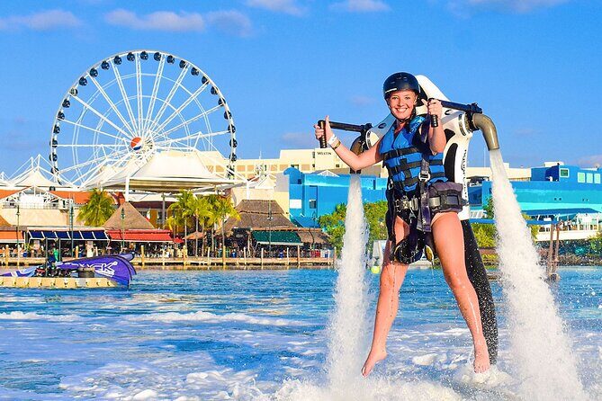 Super adrenaline Jetpack water activity in Cancun! - The Sum Up