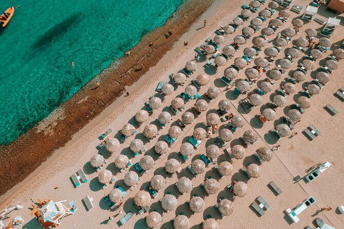 Super Paradise Beach Mykonos Seaside Sunbed (3rd & 4th row) - The Experience: What to Expect