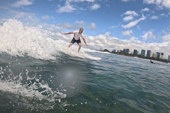 Surf Lessons get your Social Media video & photos you Surfing HI. - The Equipment & Comfort