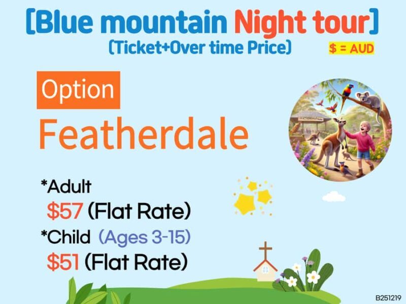 Sydney Blue Mountain Night Tour - Key Points