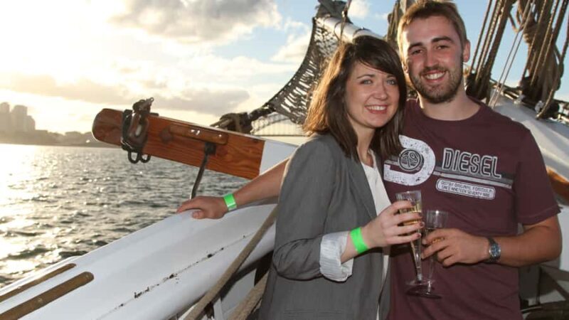 Sydney Harbor Tall Ship Wine & Canapés Evening Cruise - An Authentic Sail on Sydney Harbour