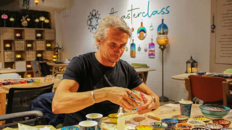 Sydney: Mosaic Art Classes - Turkish Lamp Workshop - How the Experience Looks Step-by-Step