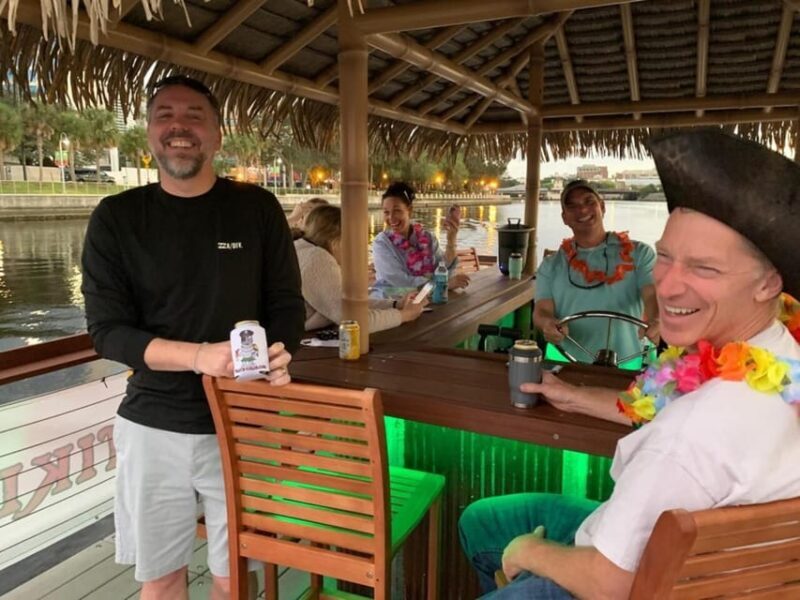 Tampa: Hillsborough River Tiki Bar Boat Up to 13 people - Key Points