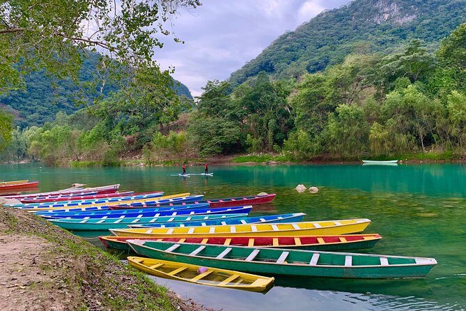 Tamul waterfall and water cave on a wooden canoe - An In-Depth Look at the Tour