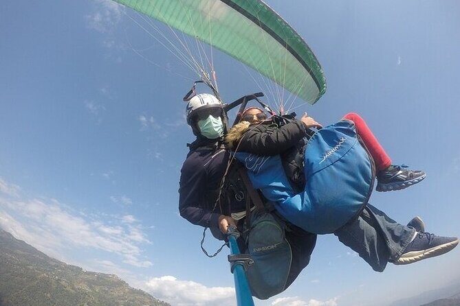 Tandem Paragliding in Pokhara - The Landing: A Gentle Touchdown