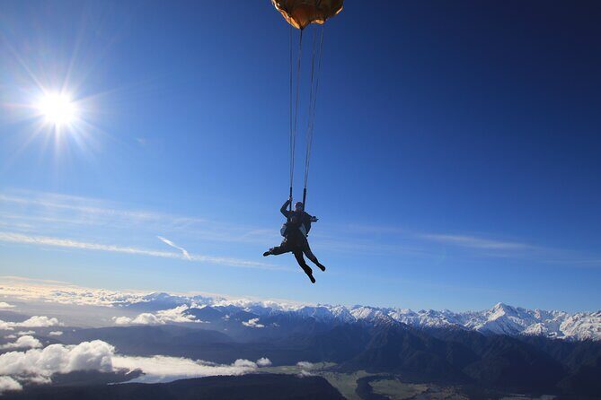 Tandem Skydive 13,000ft from Franz Josef - Frequently Asked Questions