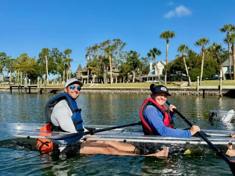 Tarpon Springs: Clear Kayak Eco-Tour with Manatee Viewing - The Experience: Paddling in a Clear Kayak