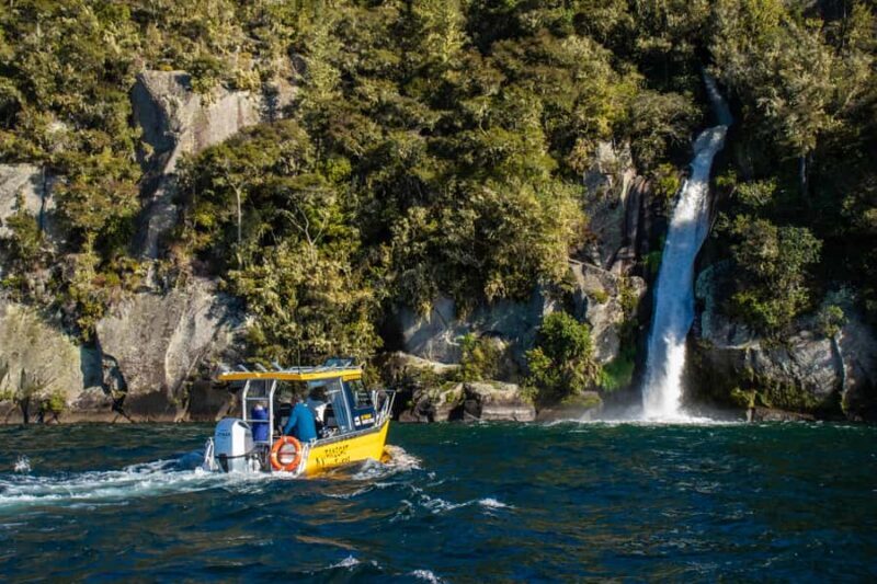Taupo: Lake Taupo Western Bays Catamaran Tour with Bush Walk - Key Points