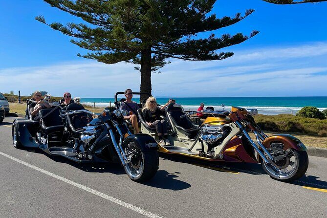 TAURANGA SHORE EXCURSION: Epic 25 min V8 Trike tour of Mt Maunganui & Tauranga - What to Expect from the Tour