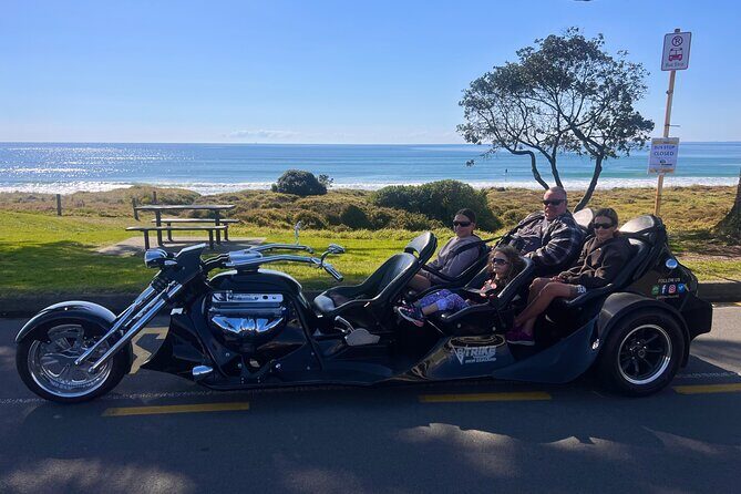 TAURANGA SHORE EXCURSION: V8 TRIKE - 1.5 hour City Sites - Detailed Itinerary Breakdown