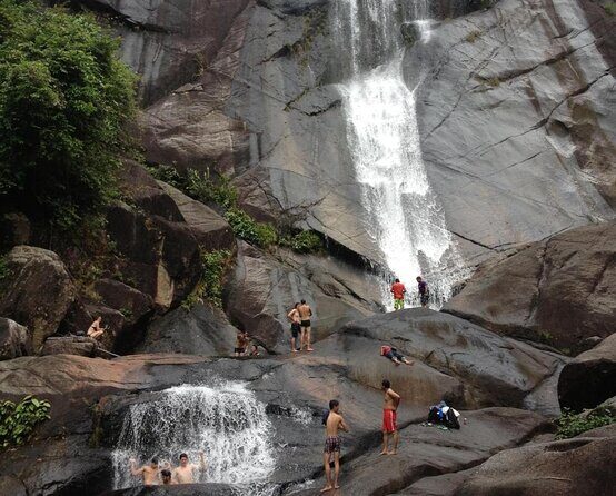 Telaga Tujuh Waterfall Half Day and Sacred Blue Pool Tour - Key Points