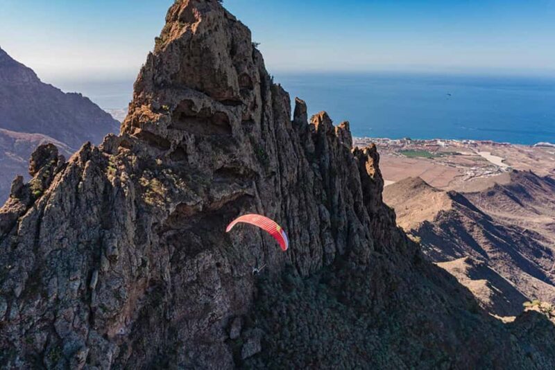 Tenerife Mid mountain Paragliding Flight Ifonche 1000m 