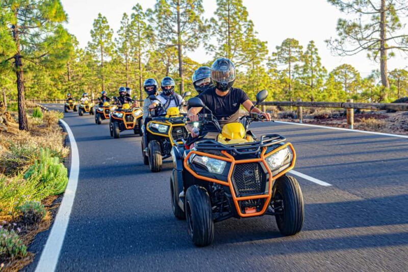 Tenerife: Teide Mountain On-Road Guided Quad Tour with drink - FAQ