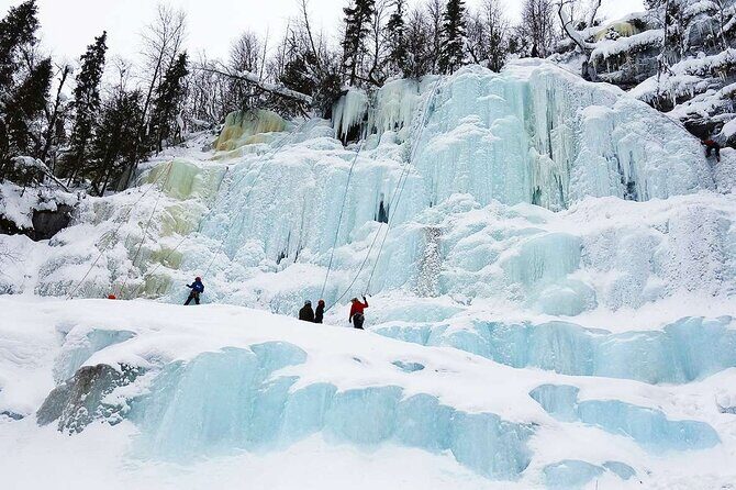 THE FROZEN WATERFALLS of Korouoma - Key Points