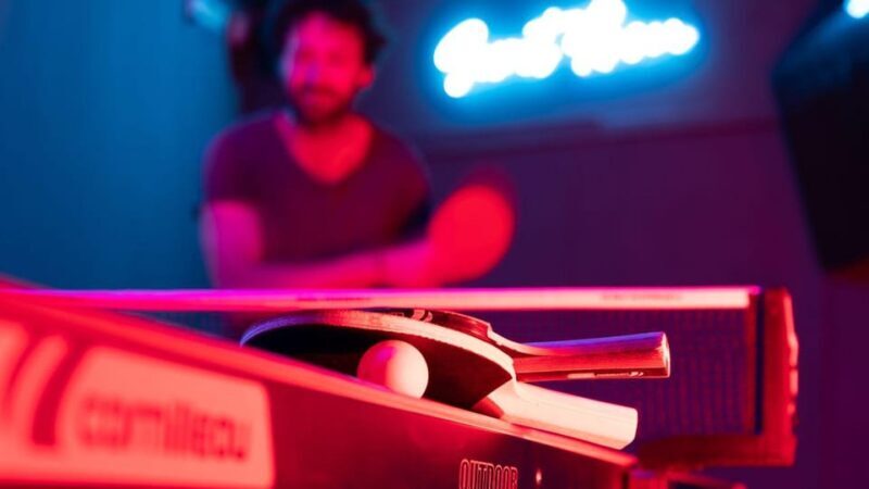 The Hague: Ping Pong Table Rental at a Secret Ping Pong Bar - Key Points