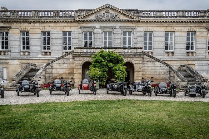 The Médoc in a sidecar, magic! - Scenic Journey Through Médoc Vineyards