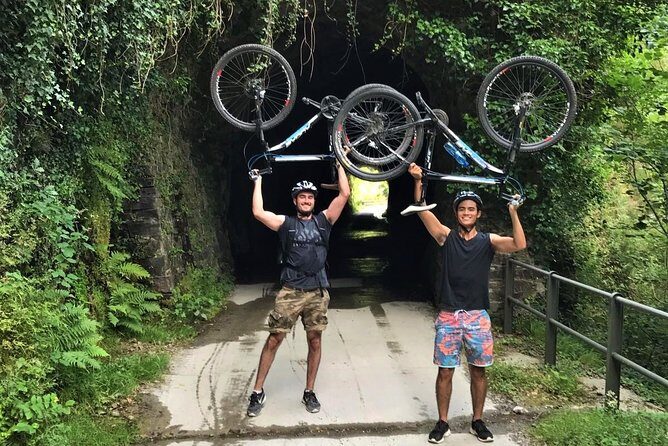 The Train Track Trail Mountain Bike Ride - Private experience - Food, Comfort, and Convenience