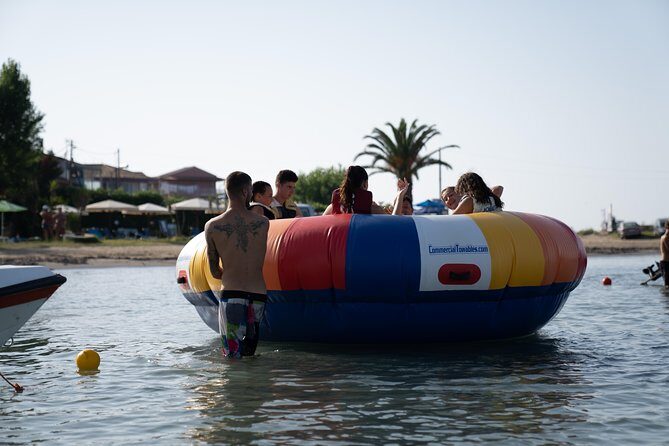 The Twister Tubing Ride - Corfu Sidari Watersports - An Exciting Ocean Adventure