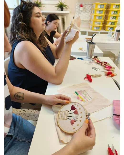 Thessaloniki: Embroidery workshops. A creative slow craft experience. - Key Points