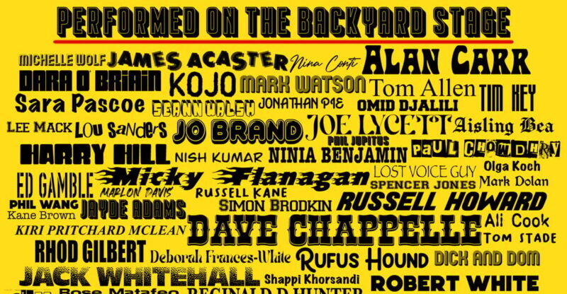 Thursday Night at The Backyard Comedy Club - FAQs